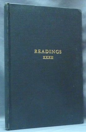 Item #62182 Readings XXXII. ANONYMOUS, But sometimes attributed to Albert Pike