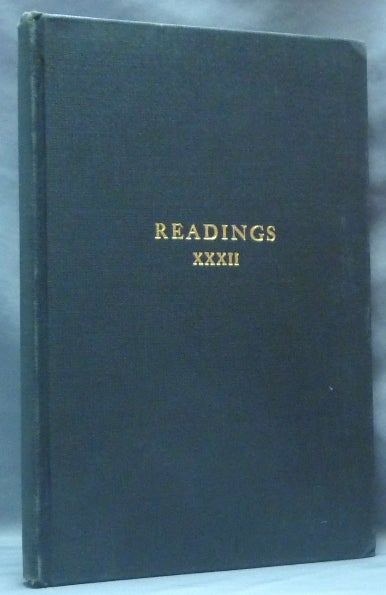 Item #62182 Readings XXXII. ANONYMOUS, But sometimes attributed to Albert Pike.