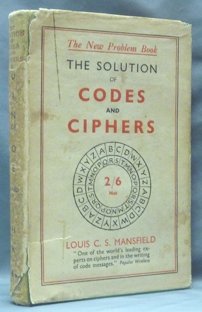 Item #62186 The Solution of Codes and Ciphers; The New Problem Book. Codes, Ciphers.