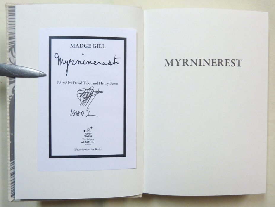 Myrninerest | Madge GILL, David Tibet, Henry Boxer, Roger Cardinal ...