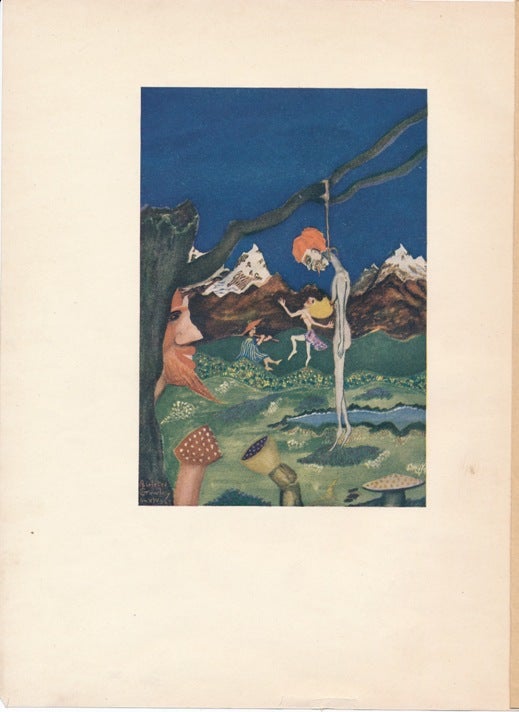 Item #62388 'May Morn' An Original Colour Reproduction of a painting by Aleister Crowley. An illustration from "The Equinox Vol. III, No 1, 1919" [ aka "The Blue Equinox" ]. Aleister CROWLEY.