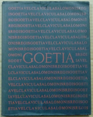Item #62407 The Book of the Goetia of Solomon the King; Translated into English Tongue by a Dead...