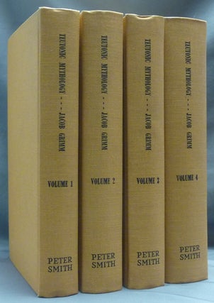 Item #62422 Teutonic Mythology ( Four Volumes ). Translated from the Fourth Edition, James Steven...