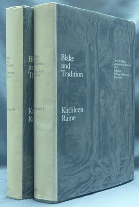 Item #62531 Blake and Tradition. The A.W. Mellon Lectures in the Fine Arts. Bollingen Series...