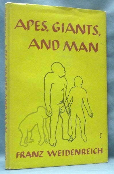 Item #62614 Apes, Giants, and Man. Giants, Franz WEIDENREICH.