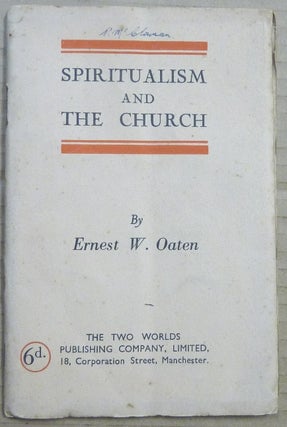 Item #62708 Spiritualism and the Church, An Address Given Before the Archbishop of Canterbury's...