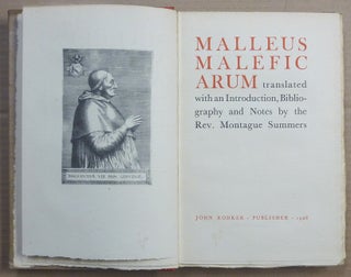 Malleus Maleficarum.