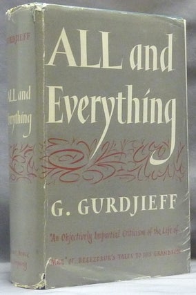 Item #63070 All and Everything Ten Books in Three Series of which this is the First Series; "An...