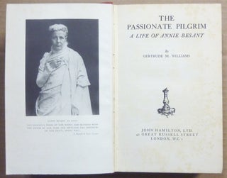 The Passionate Pilgrim: A Life of Annie Besant.