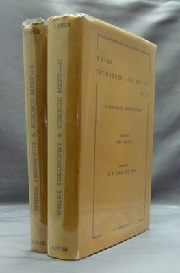 Item #6319 Where Theosophy and Science Meet - A Stimulus to Modern Thought (2 volumes). D. D. KANGA