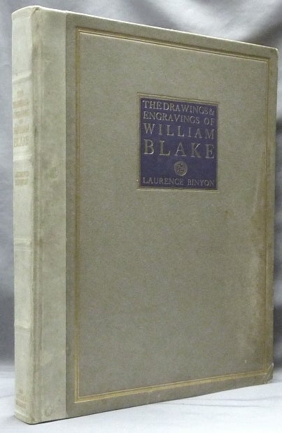 Item #63211 The Drawings and Engravings of William Blake. William BLAKE, Laurence Binyon., Geoffrey Holme.