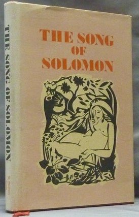 Item #63241 The Song of Solomon. ANON, Song of Solomon