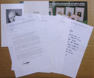 Item #63305 A Collection of 6 Typed Letters, Signed, and one Autograph Letter, Signed, from...