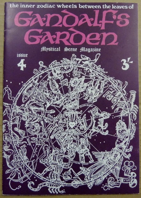 Item #63309 [ The inner zodiac wheels between the leaves of ] Gandalf's Garden, Mystical Scene Magazine, Issue 4. Muz MURRAY, Gerry Snelling authors including Muz Murray, Geoffrey Ashe etc.