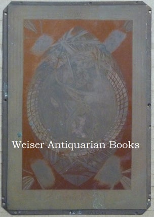 Item #63450 An original engraved printing plate, used to reproduce the colour design of the Tarot...