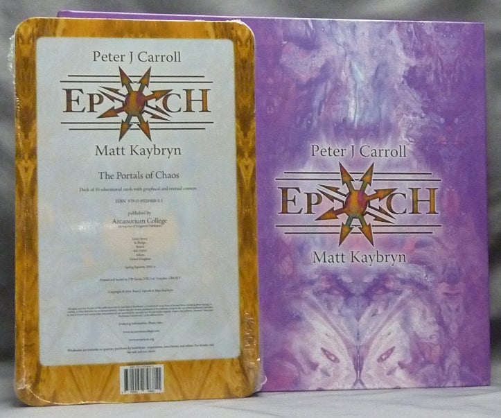 Item #63679 Epoch. The Esotericon & Portals of Chaos [ Book and Deck ]. Peter J. CARROLL, Matt Kaybryn, Signed.
