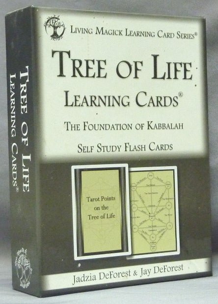 Item #63702 Tree of Life Learning Cards. The Foundation of the Kabbalah - Self Study Flash Cards; Living Magick Learning Card Series. Jadzia DEFOREST, Jay DeForest.
