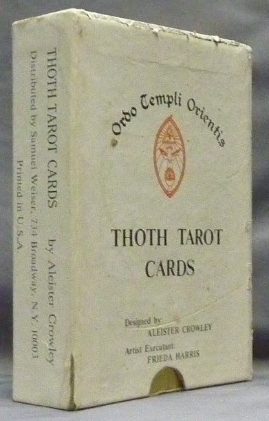 Item #63703 Thoth Tarot Cards [ Tarot Deck ]. Aleister CROWLEY, Frieda Harris.