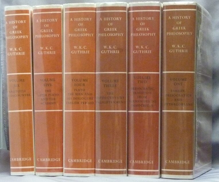 【洋書古書】A History of Greek Philosophy 1-5 A History of Greek Philosophy Volume 1. The Earlier Presocratics