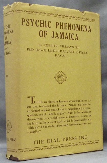 Item #63711 Psychic Phenomena of Jamaica. Joseph J. WILLIAMS.