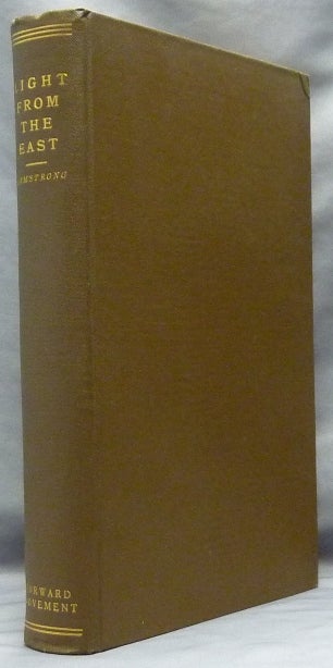 Item #63784 Light From The East; University of Toronto Studies Philosophy series. Robert Cornell M. A. ARMSTRONG, Ph D.
