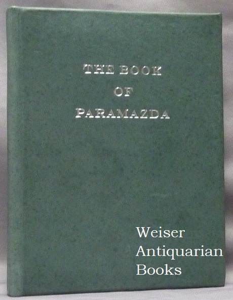 Item #63829 The Book of Paramazda. ANONYMOUS.