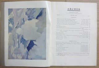 Archer, Publication of the Society of Friends of the Roerich Museum. Vol. II, January, 1928, No. 1 [ New York - International Prize Story ].