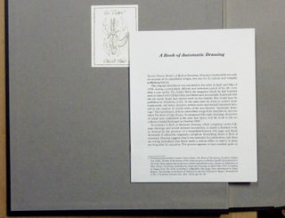 A Book of Automatic Drawing [ A Book of Automatic Drawings ] PLUS A Folio Containing Four Loose Prints on Handmade Paper from the Same Work.