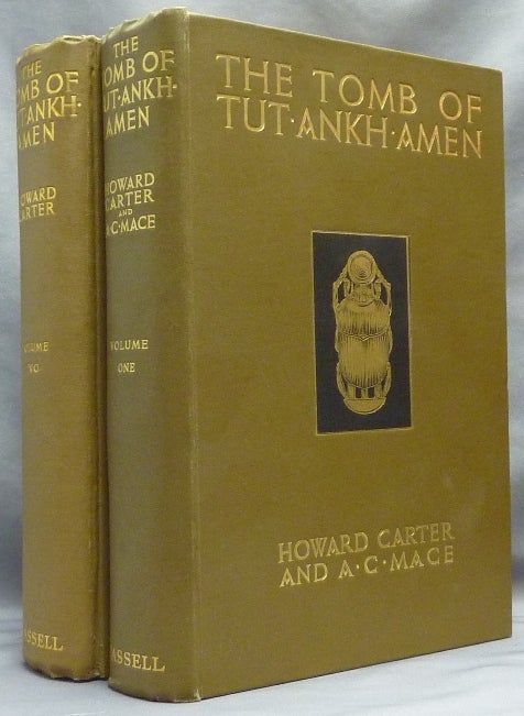 Item #64316 The Tomb of Tutankhamen. Discovered by the Late Earl of Carnarvon and Howard Carter, Volumes I and II (2 Volumes) [ Tut Ankh Amen ]. Howard CARTER, A. C. Mace, A. Lucas Douglas E. Derry, Ander Scott, P. E. Newberry, H J. Plenderleith. Illustrations from, Harry Burton, A. C. Mace.