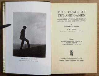 The Tomb of Tutankhamen. Discovered by the Late Earl of Carnarvon and Howard Carter, Volumes I and II (2 Volumes) [ Tut Ankh Amen ].