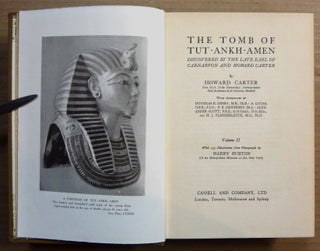The Tomb of Tutankhamen. Discovered by the Late Earl of Carnarvon and Howard Carter, Volumes I and II (2 Volumes) [ Tut Ankh Amen ].