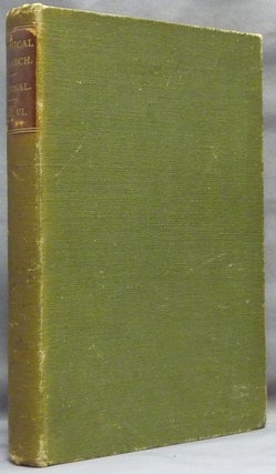 Item #64320 Journal of the Society for Psychical Research, Volume VI. 1893-1894; for Private...