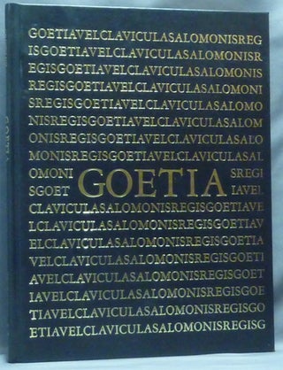 Item #64440 The Book of the Goetia of Solomon the King; Translated into English Tongue by a Dead...