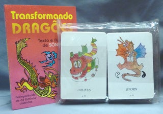 Item #64500 Transformando Dragones (Libro y Cartas); Acompanhado de 64 lãminas coloridas. Sonia...