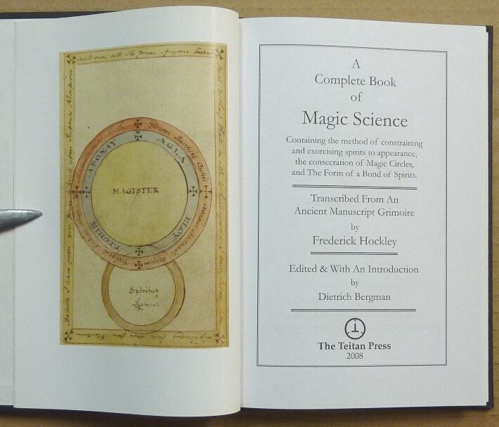Books With Magic Testing A Complete Book of Magic Science Containing the method of constraining ...