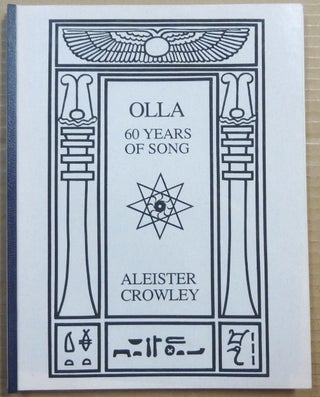 Item #64735 Olla. 60 Years of Song. Aleister CROWLEY