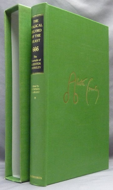 Item #65097 The Magical Record of the Beast 666. The Diaries of Aleister Crowley 1914-1920. Aleister CROWLEY, John Symonds, SIGNED Kenneth Grant.
