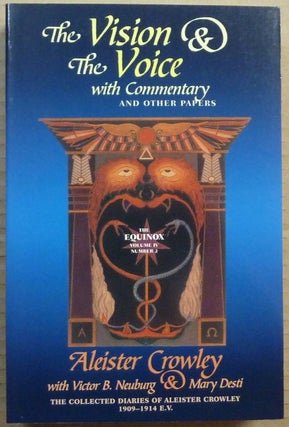 Item #65127 The Vision & the Voice with Commentary and Other Papers. The Collected Diaries of...