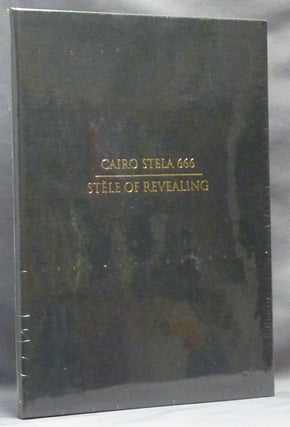 Item #65431 Cairo Stèla 666. Stele of Revealing. Aleister Crowley related works, Terence DuQuesne