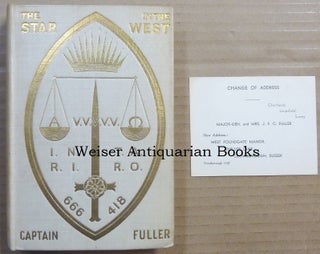 Item #65627 The Star In the West. A Critical Essay Upon The Works of Aleister Crowley. Capt. J....