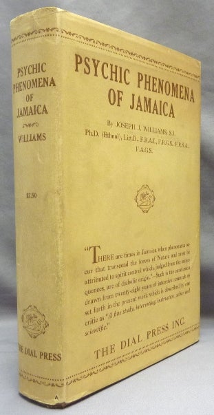 Item #65653 Psychic Phenomena of Jamaica. Joseph J. WILLIAMS.