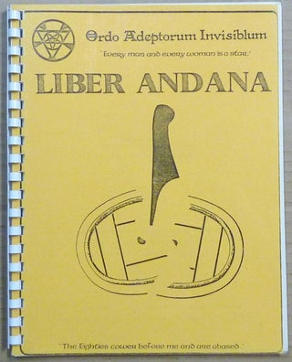 Item #65708 Liber Andana. Ordo Adeptorum Invisiblum