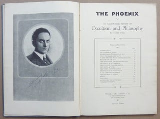 The Phoenix. An Illustrated Review of Occultism. 1931-1932 edition.