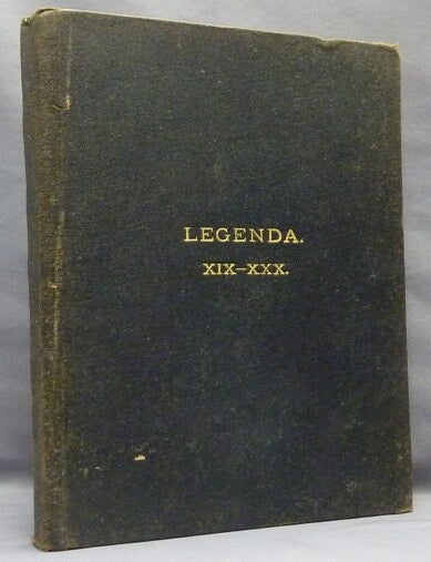 Item #66027 Legenda XIX-XXX. Freemasonry, ANONYMOUS, Sometimes attributed to Albert Pike.