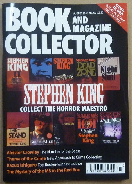 Item #66115 The Book Collector. August 2008, No. 297. Includes a 10 page piece: "Aleister Crowley" by Rosalie Parker. Christopher PEACHMENT, Rosalie Parker, Aleister Crowley: related works.