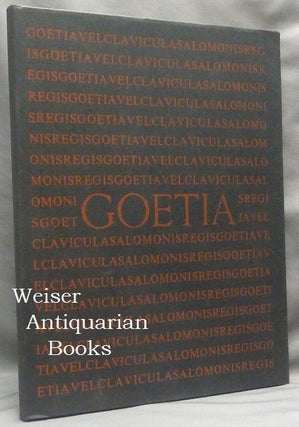 Item #66118 The Book of the Goetia of Solomon the King; Translated into English Tongue by a Dead...