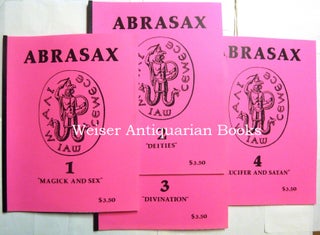 Item #66198 ABRASAX, Vol. 1, No. 1 "Magick and Sex" (Autumn Equinox, 1988 e.v.); Vol. 1, No. 2...