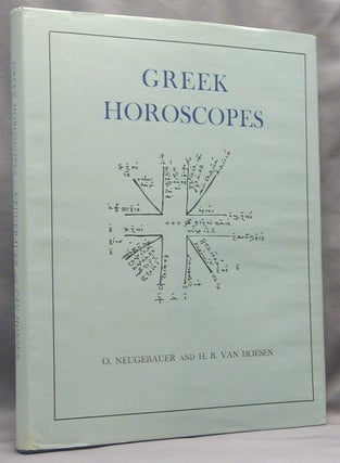 Item #66228 Greek Horoscopes; Memoirs of the American Philosophical Society held at Philadelphia...
