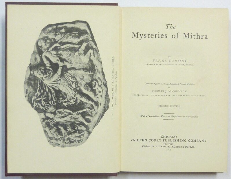 The Mysteries of Mithra | Mithraism, Franz CUMONT, Thomas J. McCormack ...
