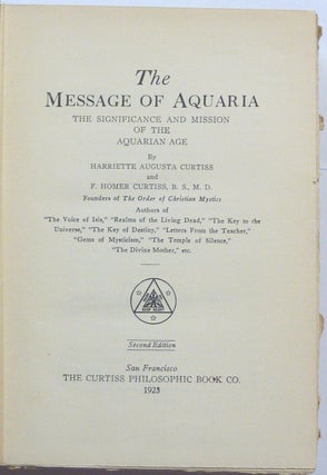 The Message of Aquaria.